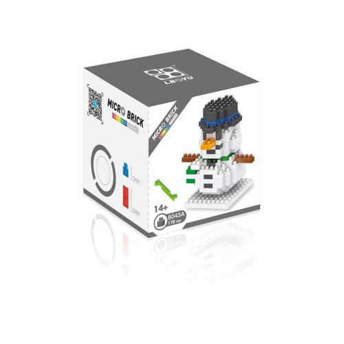 Micro Briques Snowman 168 pcs
