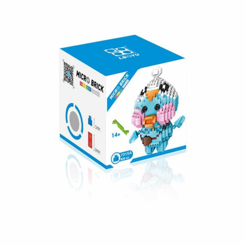 Micro Briques Canard Bleu 634 pcs 2