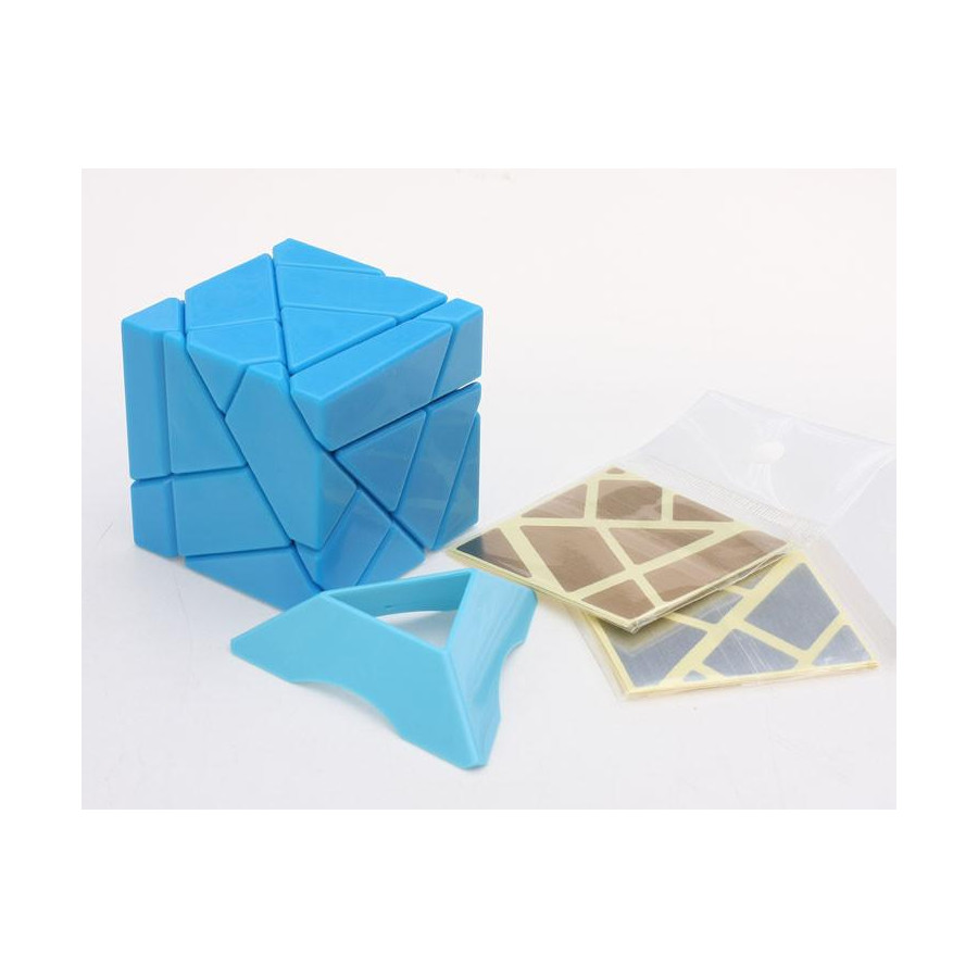 Ghost Cube 3x3 + Stickers Silver et Gold