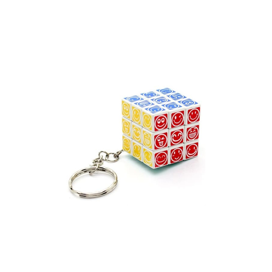Smiling Faces cube Porte clefs