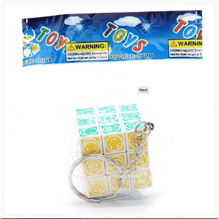 Smiling Faces cube Porte clefs