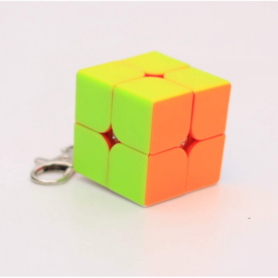 Mini Cube 2x2 avec Chaine Porte clefs