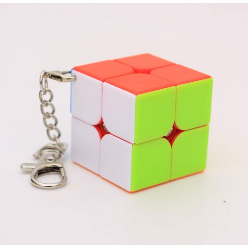 Mini Cube 2x2 avec Chaine Porte clefs