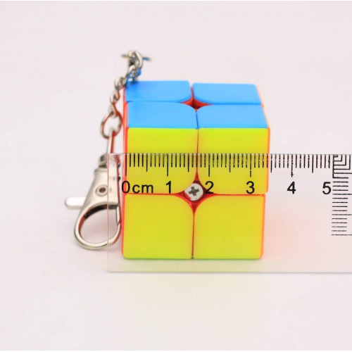 Mini Cube 2x2 avec Chaine Porte clefs