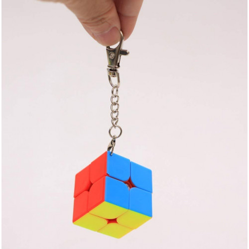 Mini Cube 2x2 avec Chaine Porte clefs