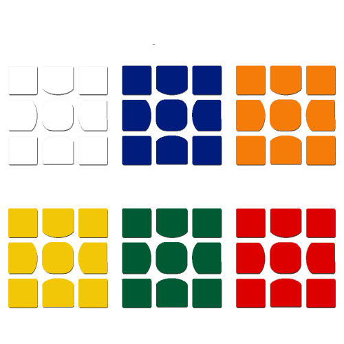Stickers 3x3 Moyu GTS 2 / WR