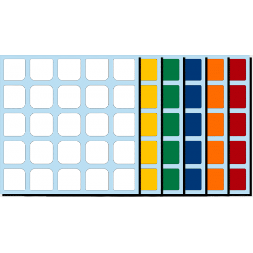 Stickers 5x5 Standards