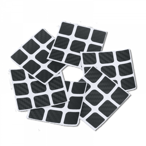Stickers 3x3 Fibre de carbone