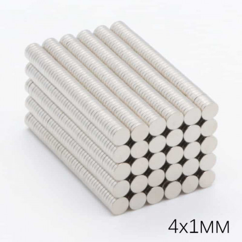Aimants néodyme N40 4x1mm