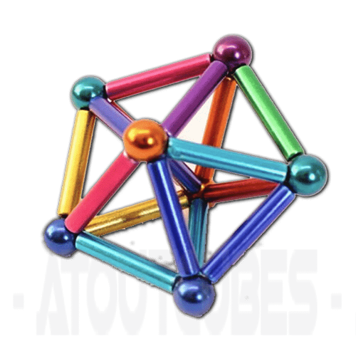 Aimants de construction 63 pieces