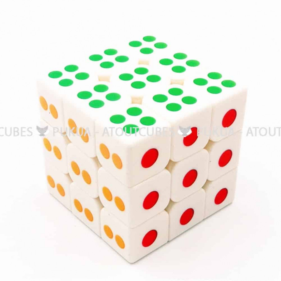MF Dice cube - Cube Dés 3x3 MofangJiaoshi