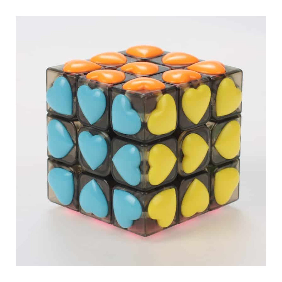 Cube 3x3 pastilles Coeurs