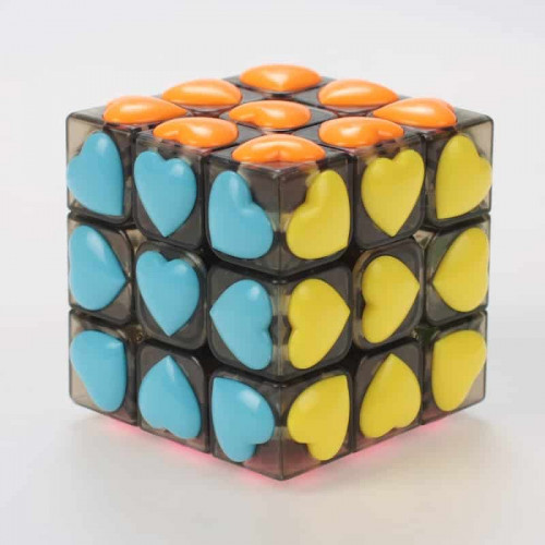 Cube 3x3 pastilles Coeurs