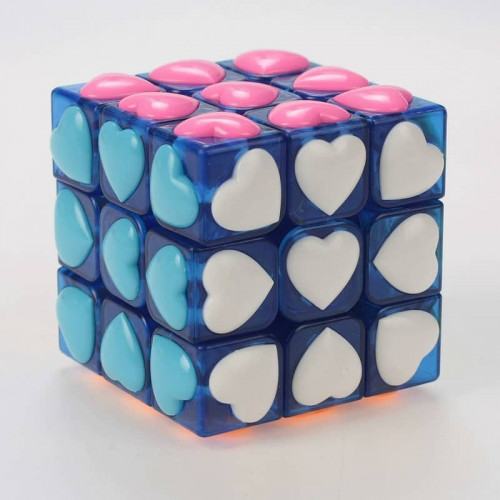 Cube 3x3 pastilles Coeurs 2