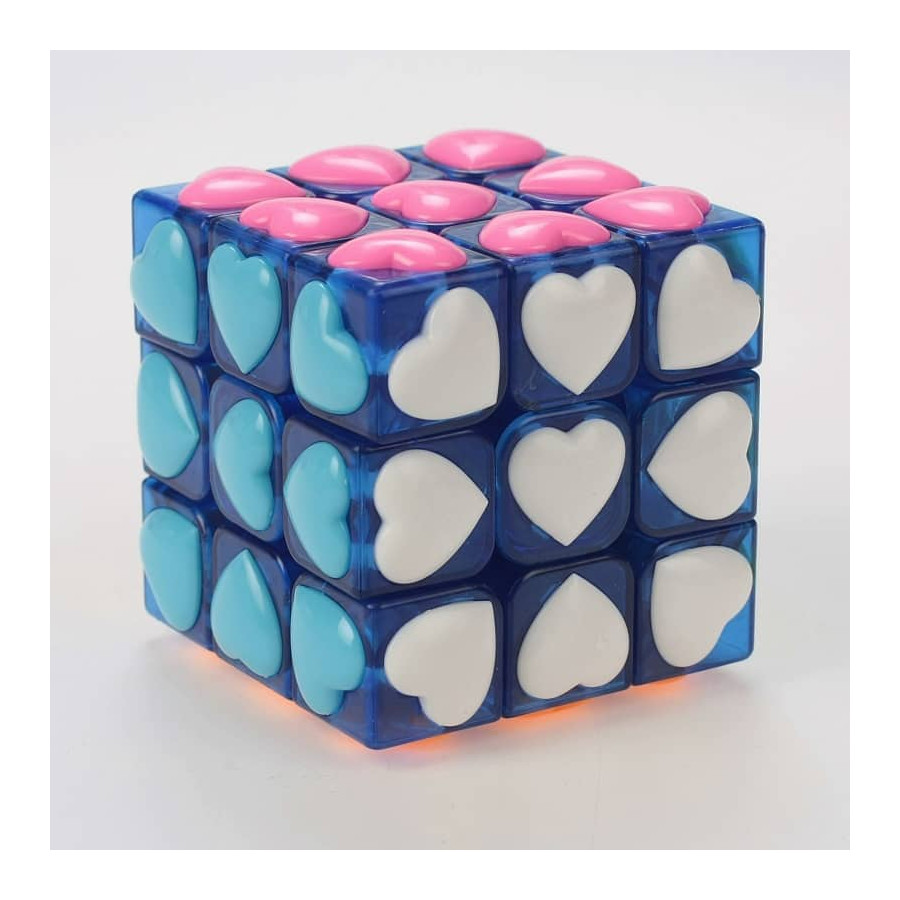 Cube 3x3 pastilles Coeurs