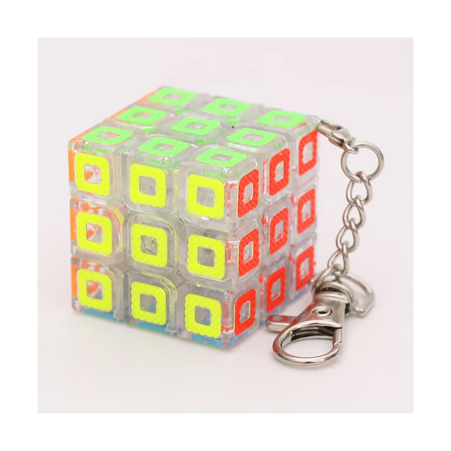 Mini Cube 3x3 Porte clefs Carres
