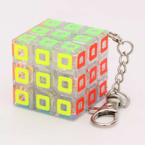 Mini Cube 3x3 Porte clefs Carres