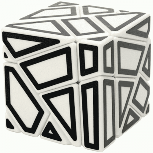 Ghost Cube 3x3 Blanc noir