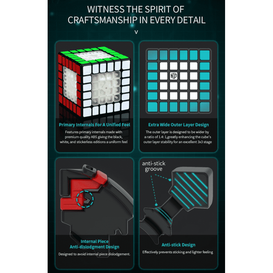 QiYi·X-MAN 6x6x6 Shadow V2 M