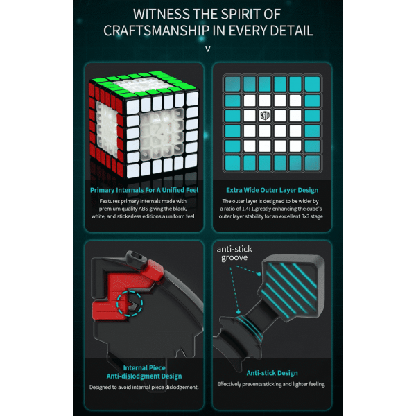 QiYi·X-MAN 6x6x6 Shadow V2 M