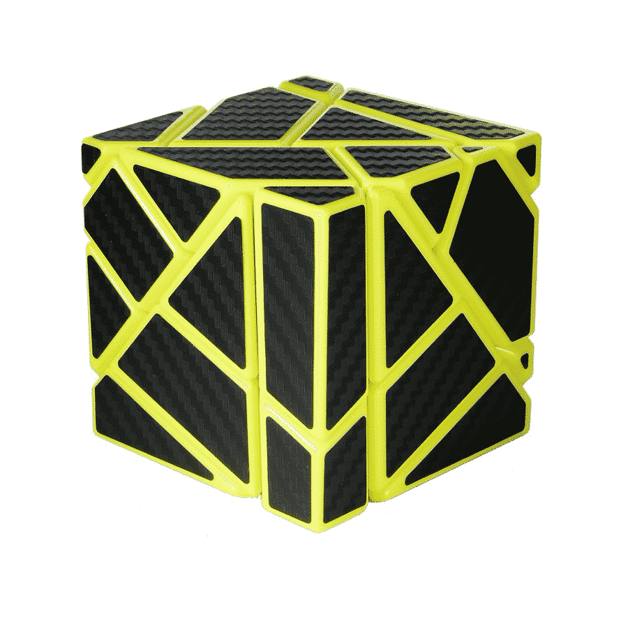Ghost Cube 3x3 Jaune Noir