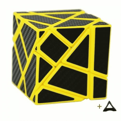 Ghost Cube 3x3 Jaune Noir