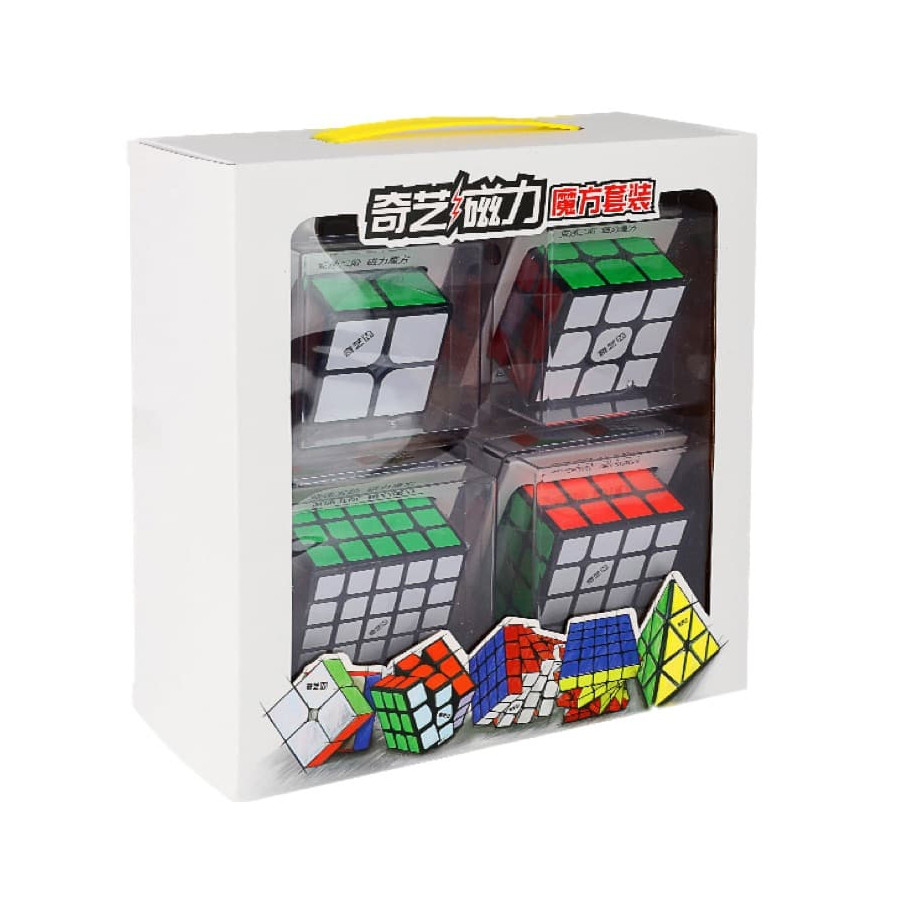Pack Qiyi MS 4 cubes Magnetiques