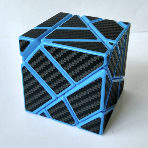Ghost Cube 3x3 Bleu Noir Carbone