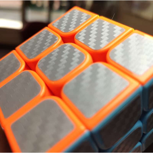 ZCube 3x3 Fibre de carbone Argent