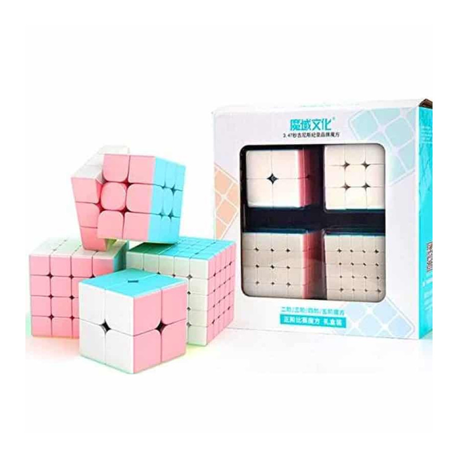 Meilong Pack 4 cubes Macaron