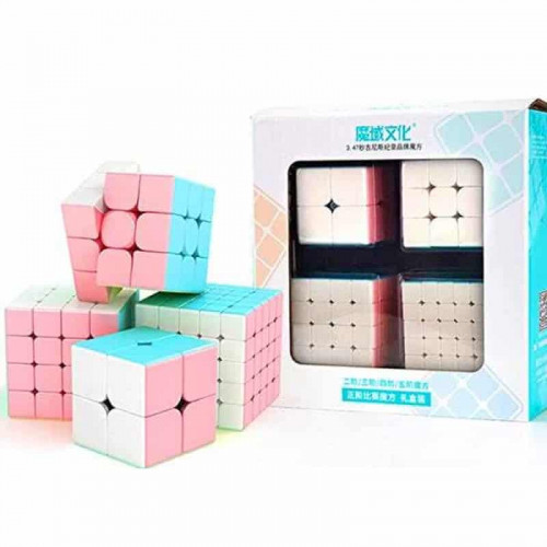 Meilong Pack 4 cubes Macaron