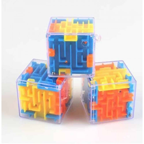 Casse-tête à billes - Jeu de patience cube x3
