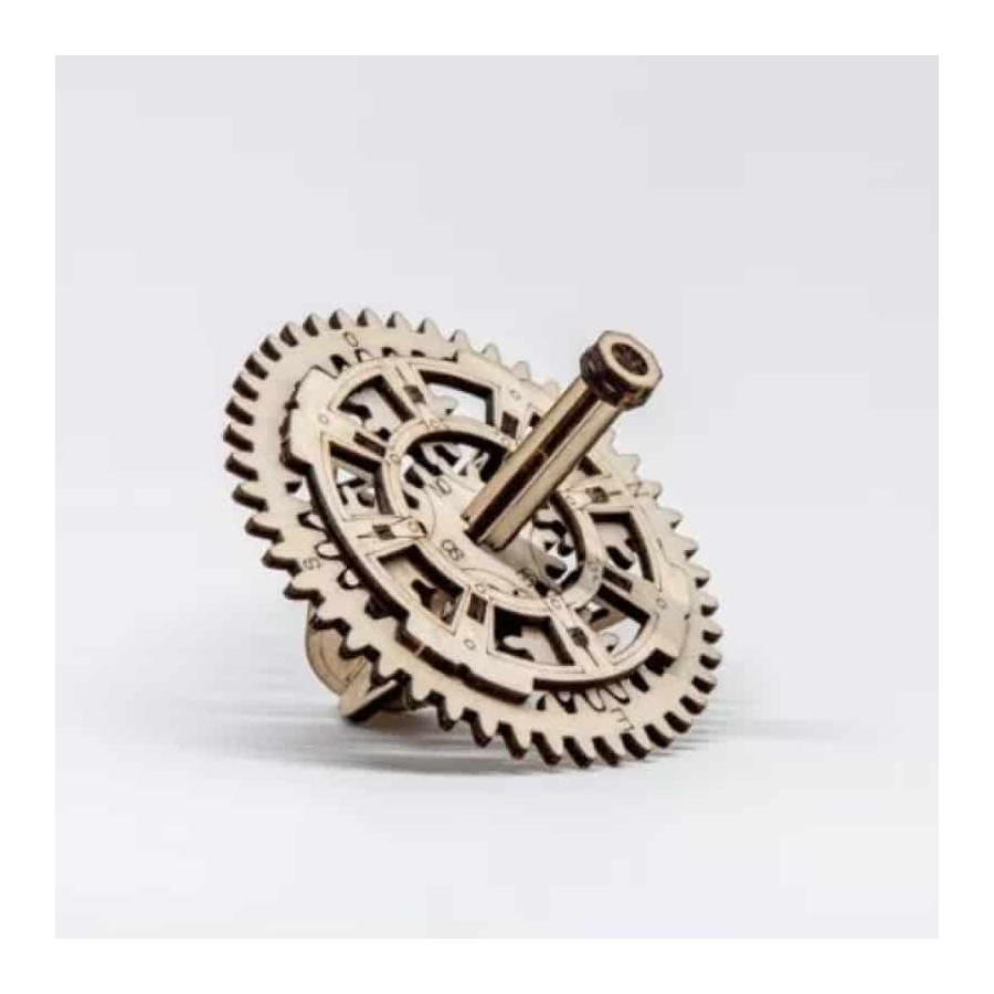 Toupie en bois Steampunk - Toupunk