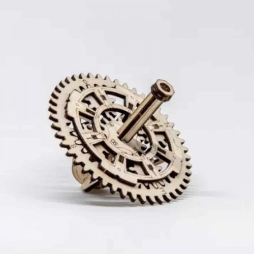 Toupie en bois Steampunk - Toupunk