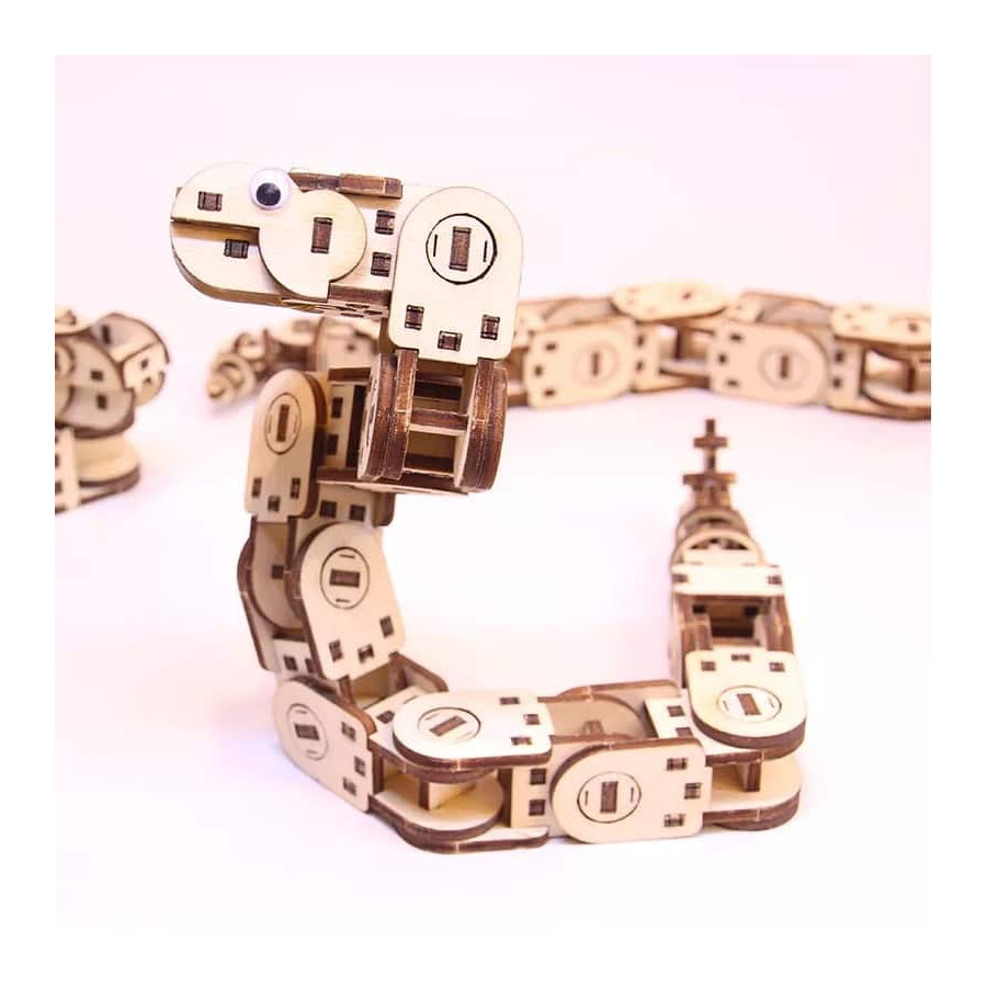 Jeu de construction en bois Serpento