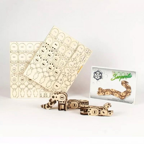 Jeu de construction en bois Serpento