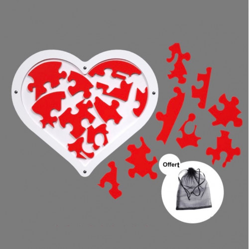 Puzzle Coeur I Love you