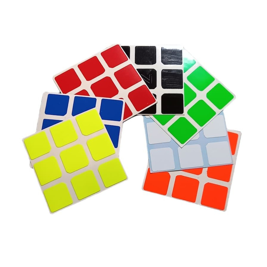 Stickers cubes 3x3 57mm