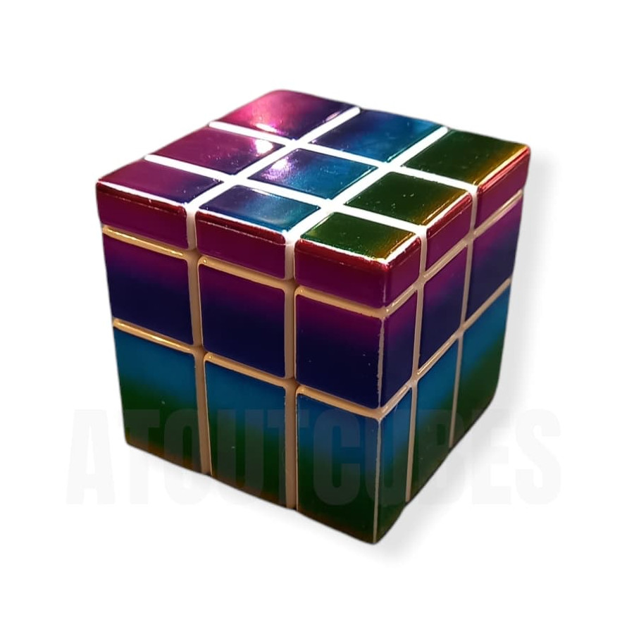 Mirror cube multicolore