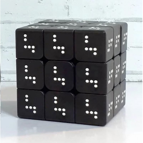 Cube 3x3 en braille
