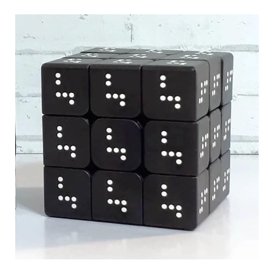 Cube 3x3 en braille