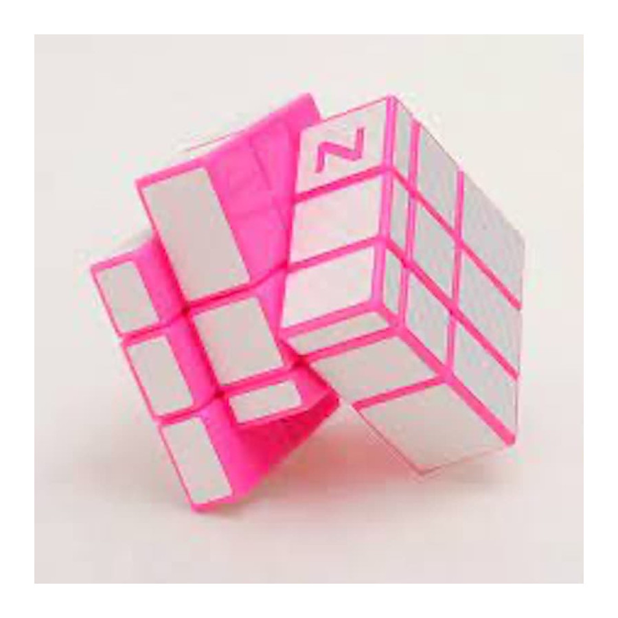 MIrror Cube Pink Gris