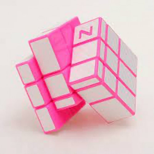 MIrror Cube Pink Gris
