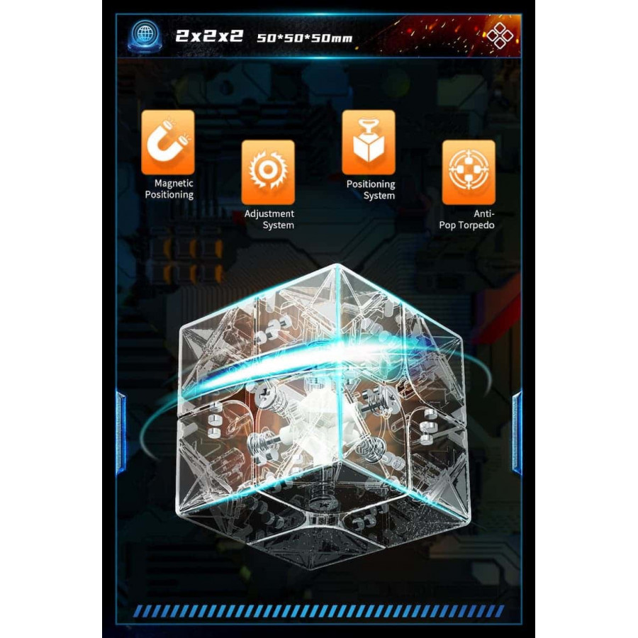 MoYu RS2M Evolution 2x2 Magnetique