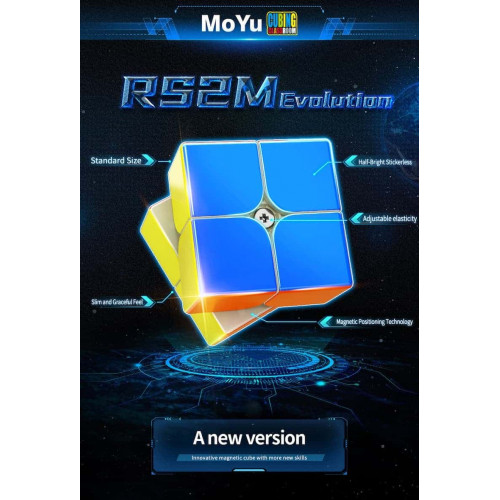 MoYu RS2M Evolution 2x2 Magnetique