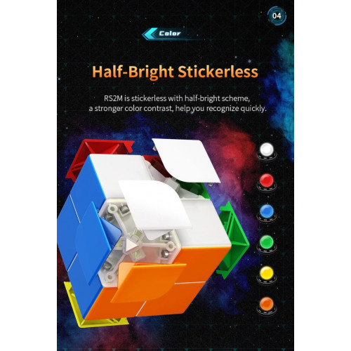 MoYu RS2M Evolution 2x2 Magnetique