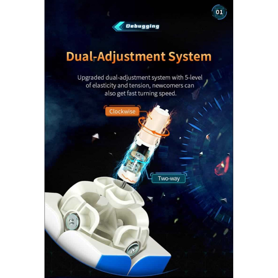 MoYu RS2M Evolution 2x2 Magnetique