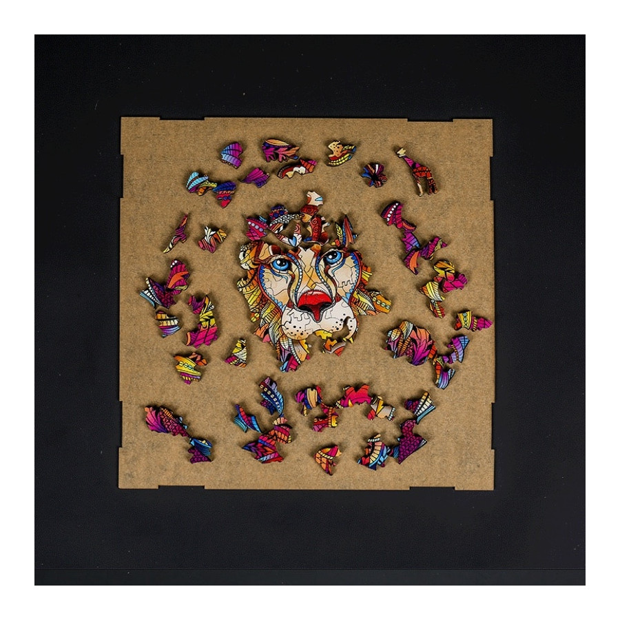 Puzzle animaux en bois Papillon