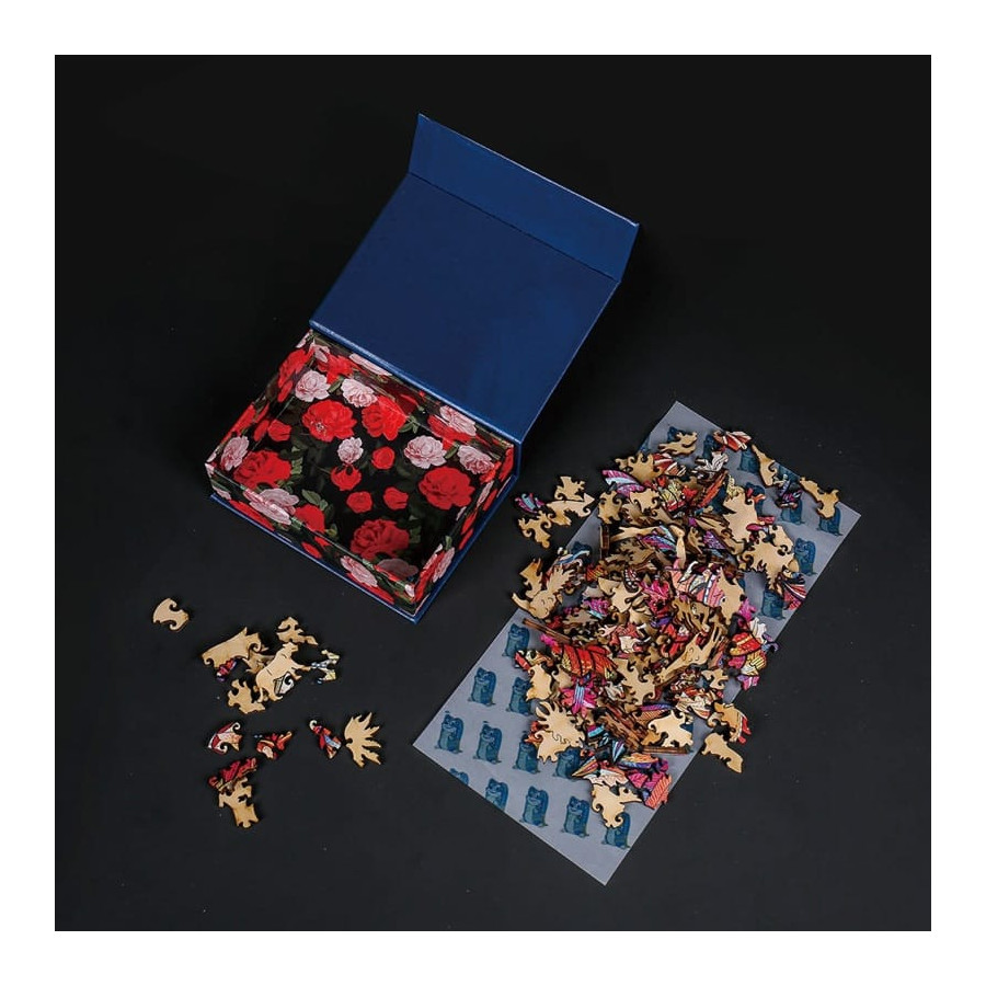 Puzzle animaux en bois Papillon