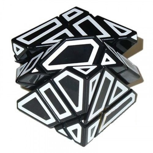 Ghost Cube 3x3 Noir et Blanc